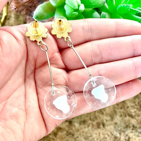 Chip Dangle Earrings - Picture 4 of 4